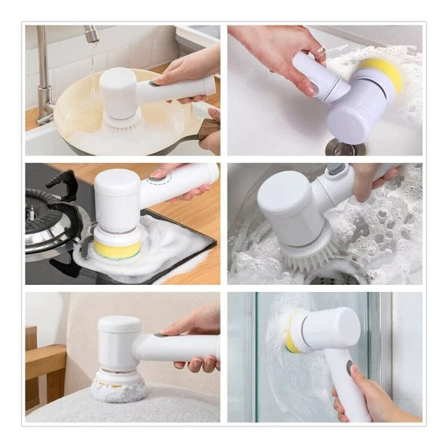 🧼✨ CEPILLO ELÉCTRICO GIRATORIO PRO – LIMPIEZA SIN ESFUERZO